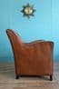 Dutch tan leather club chair - SOLD